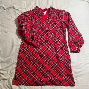Vineyard Vines Red and Plaid Dress
